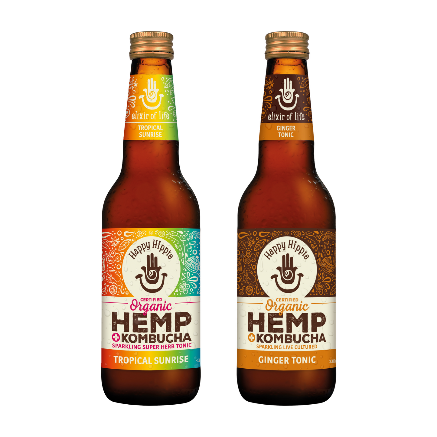 Mixed Box Hemp Kombucha (12 x 330ml bottles)