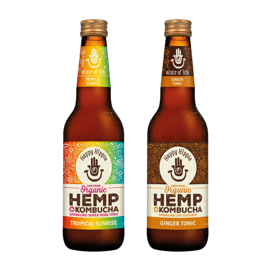 Mixed Box Hemp Kombucha (12 x 330ml bottles)