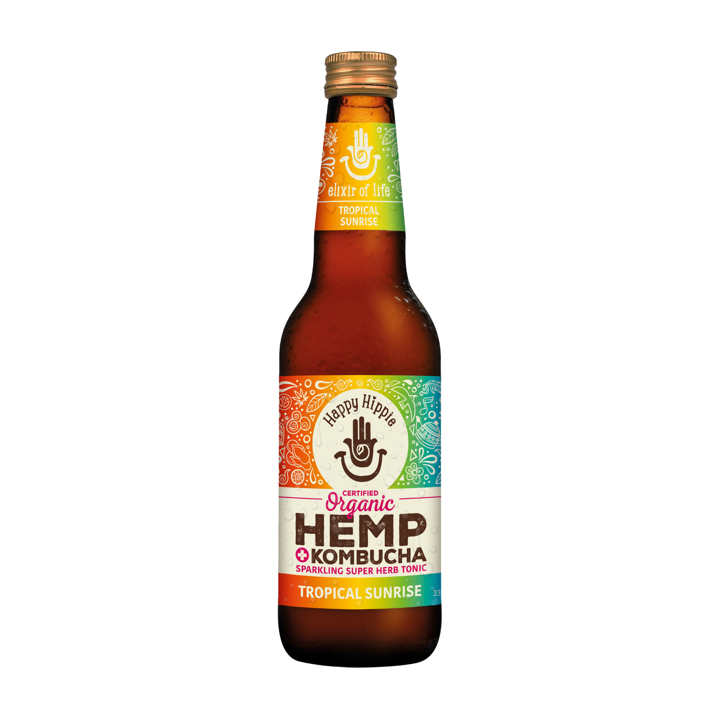 Tropical Sunrise Hemp + Kombucha - 12 x 330ml bottles
