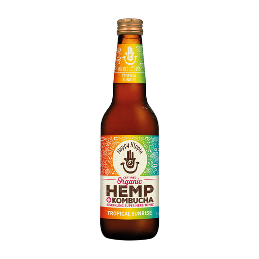 Tropical Sunrise Hemp + Kombucha - 12 x 330ml bottles
